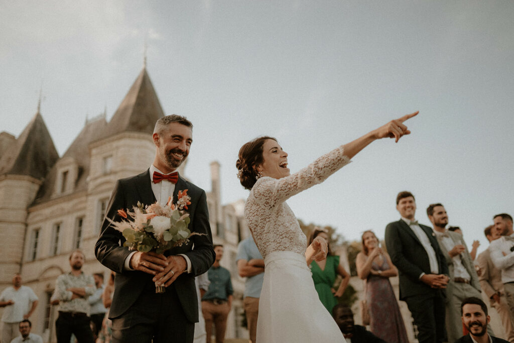 Vin d'honneur au Château de la Barbelinière à Thuré - Photographe mariage à Poitiers et dans la Vienne 86