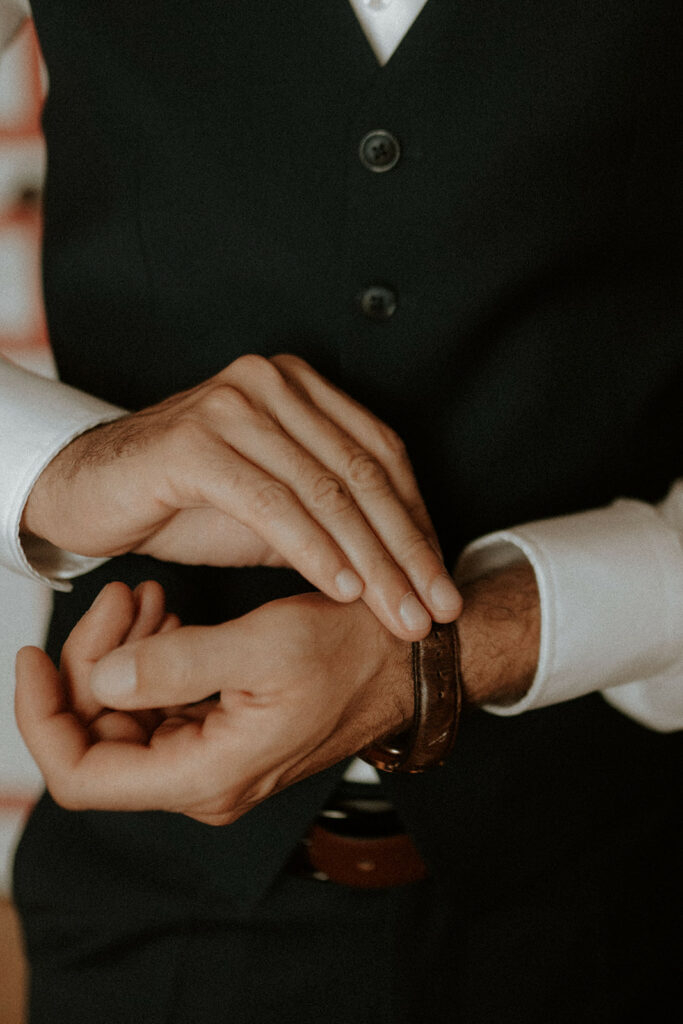 Préparatifs au Château de la Barbelinière à Thuré - Photographe mariage à Poitiers et dans la Vienne