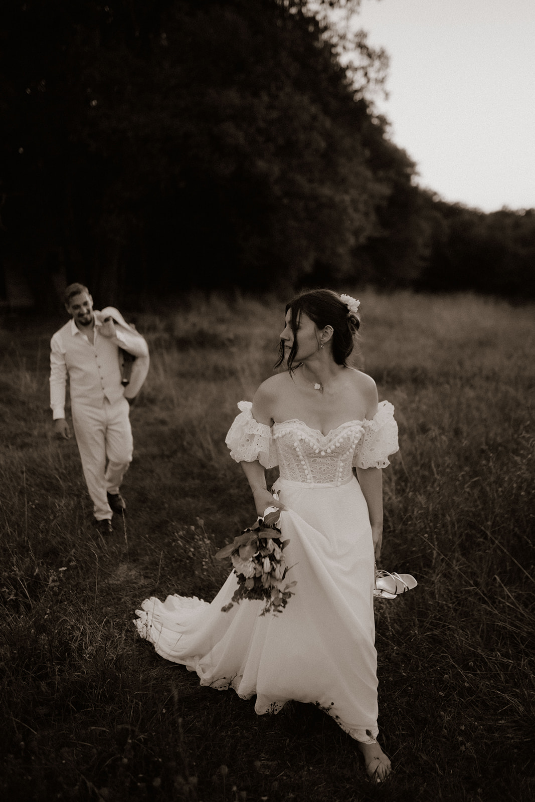 mariage au domaine de la Thibaudière à Tercé, dans la Vienne près de Poitiers. Photographe 