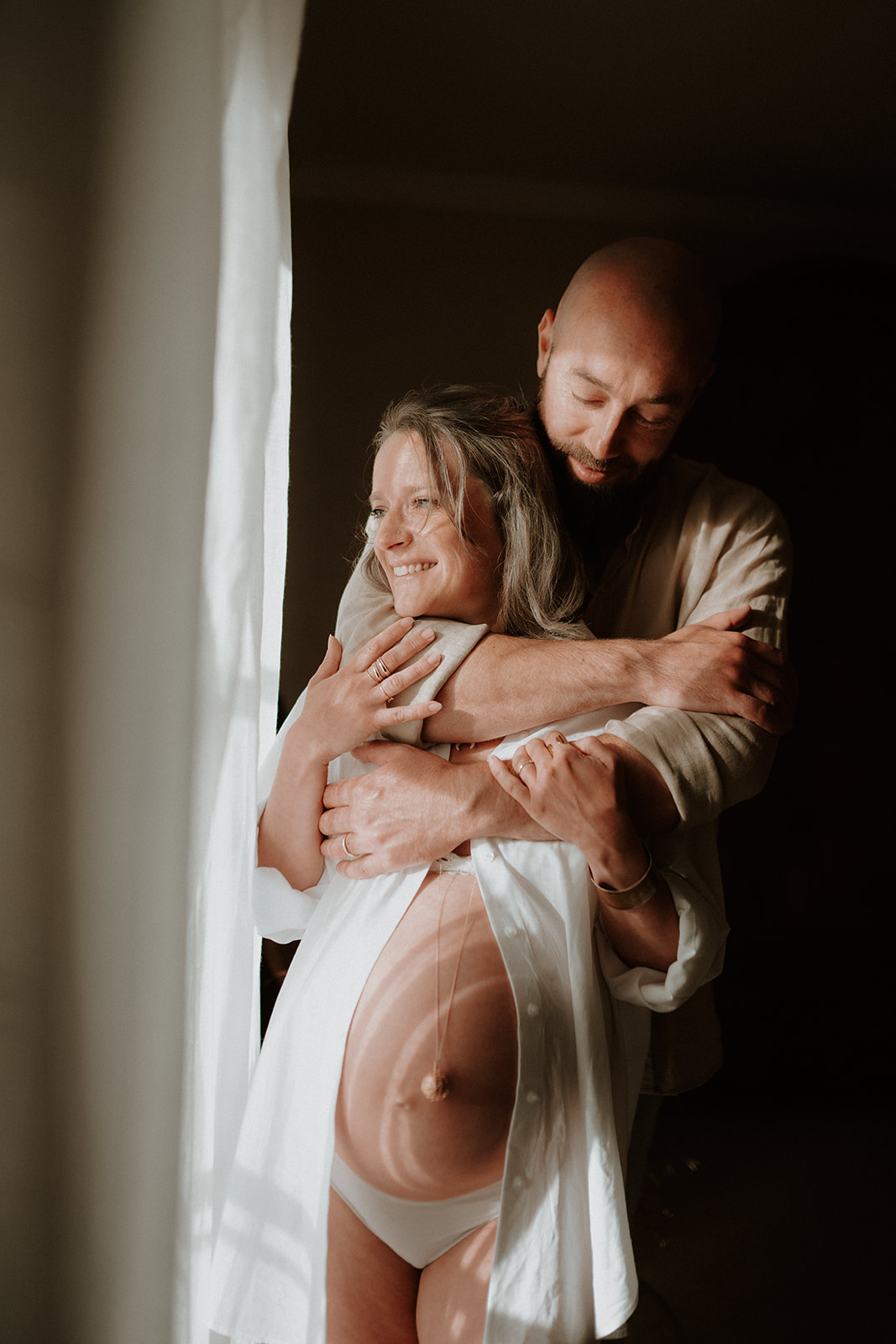 Séance grossesse à domicile Niort, photographe Deux-Sèvres