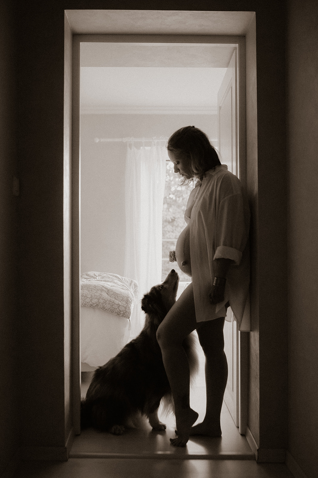 Séance photo grossesse à domicile à Niort, photographe dans les Deux-Sèvres