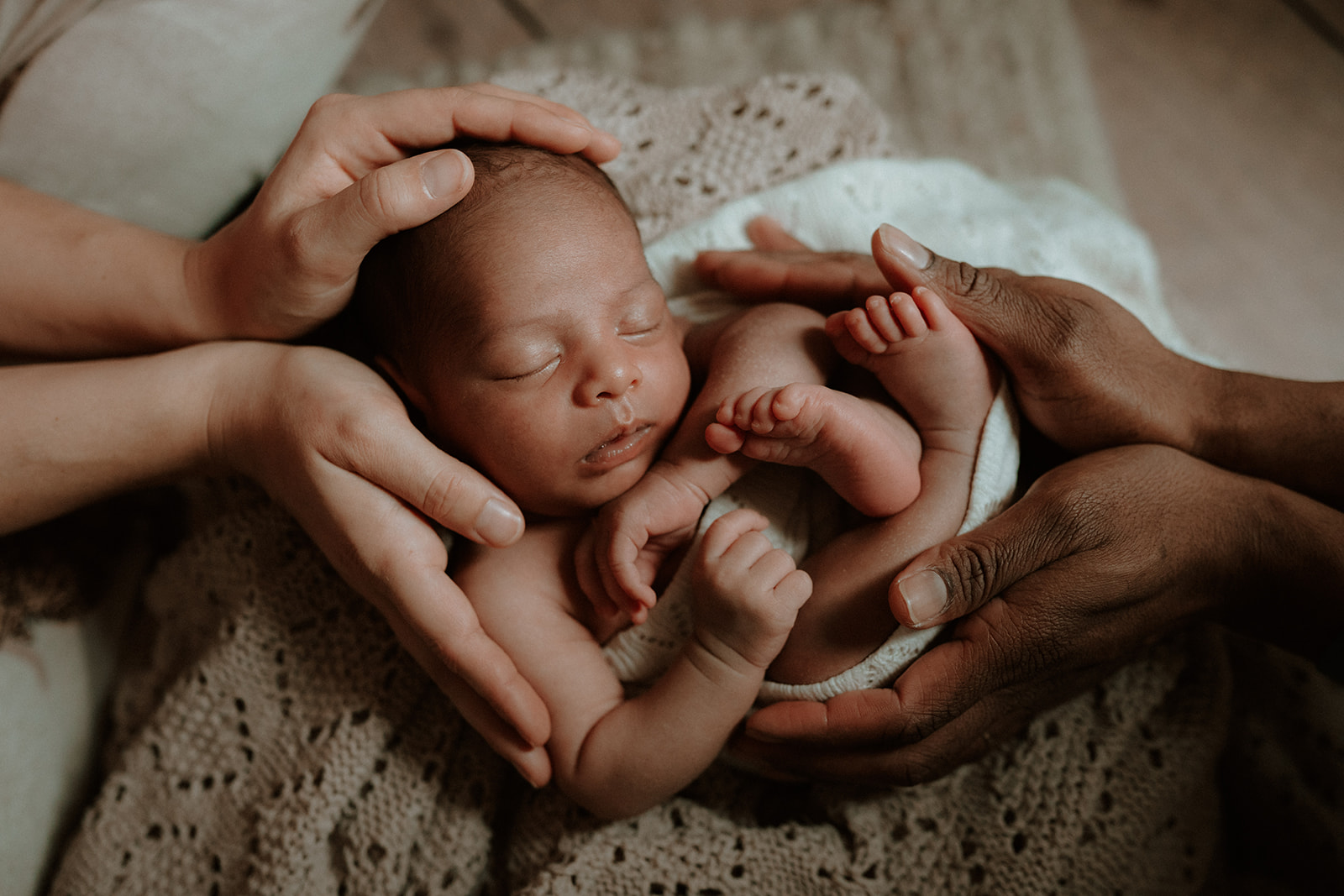 Séance nouveau-né au studio à Civray - photographe bébé entre Poitiers et Angoulême